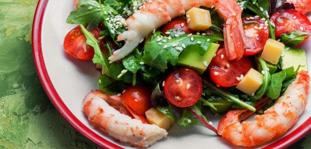 supercomida ensalada de langostinos